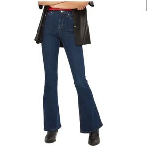 Topshop Jamie Motto Flares 25W x 30L